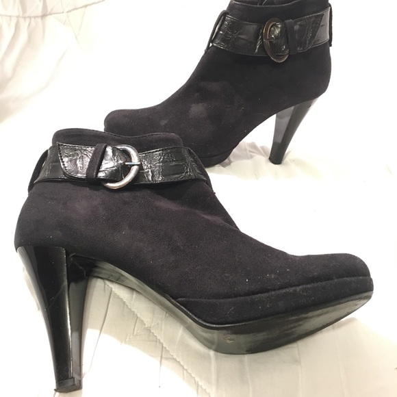 Vero Cuoio 4” Suede Heeled Boots - Picture 4 of 11